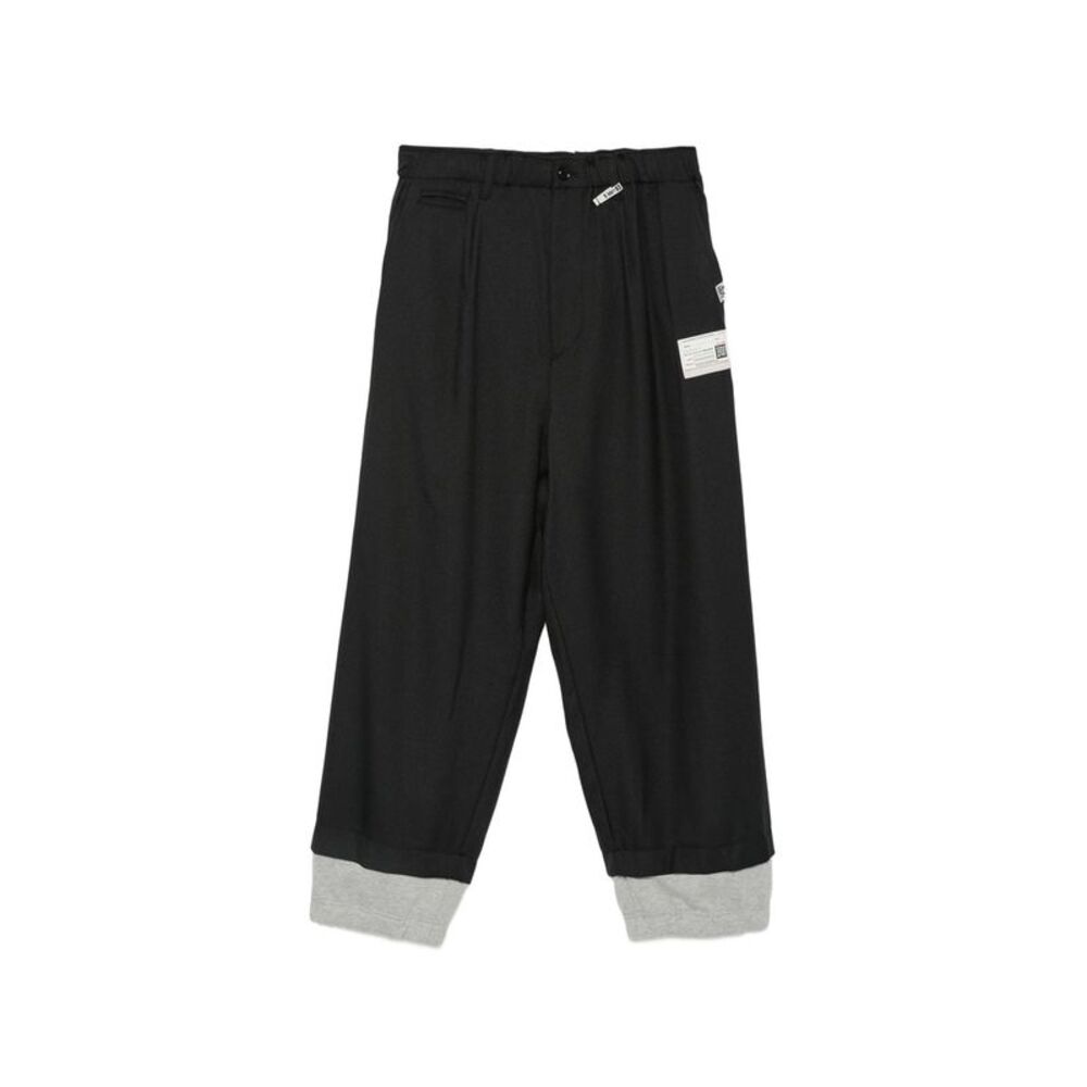 Maison Mihara Yasuhiro Black Trousers - Wide-Leg Trousers Men